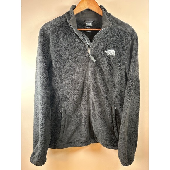 The North Face Womens Fleece Jacket Full Zip Charcoal Grey XL - Picture 3 of 8
